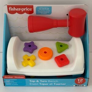 Fisher-Price Tap & Turn Bench (12 Months+) Baby Toddler Learning Development Toy